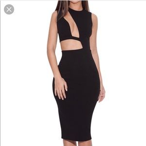House of CB cut out dress - Black